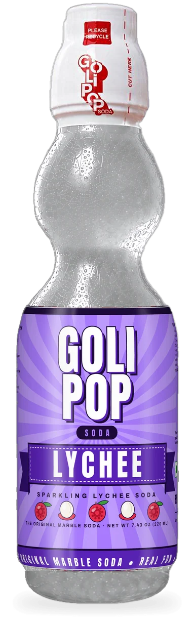 Goli Pop Lychee bottle